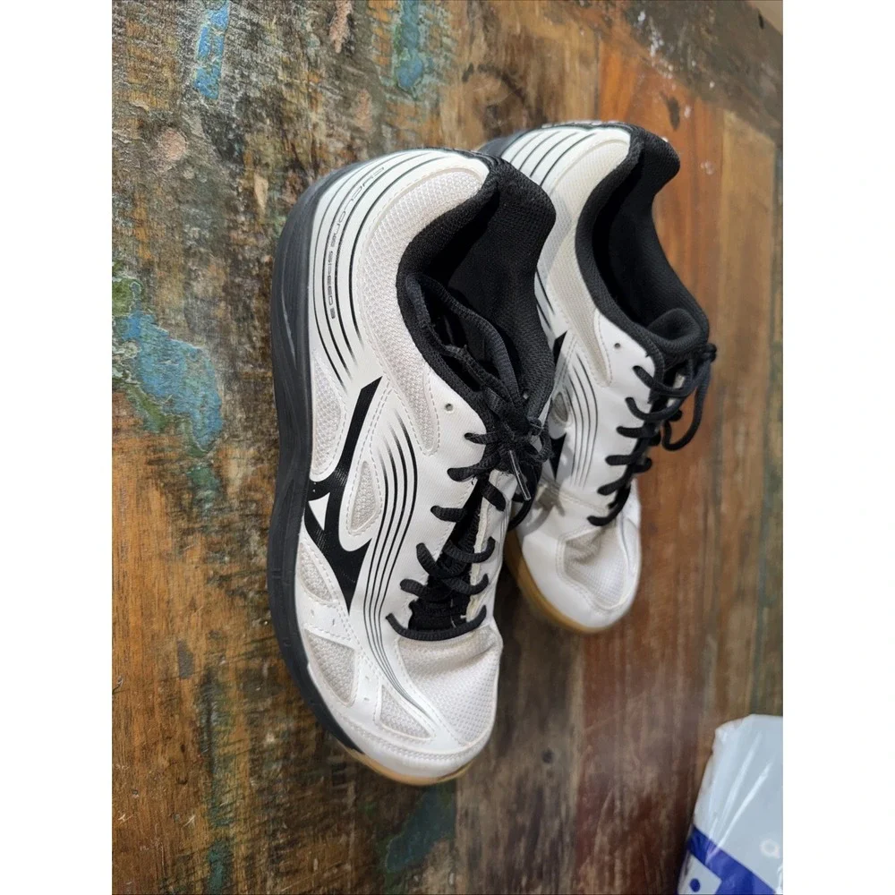 Mizuno Cyclone Speed 3 Womens Volleyball Shoes Sneakers Size 10 White/Black